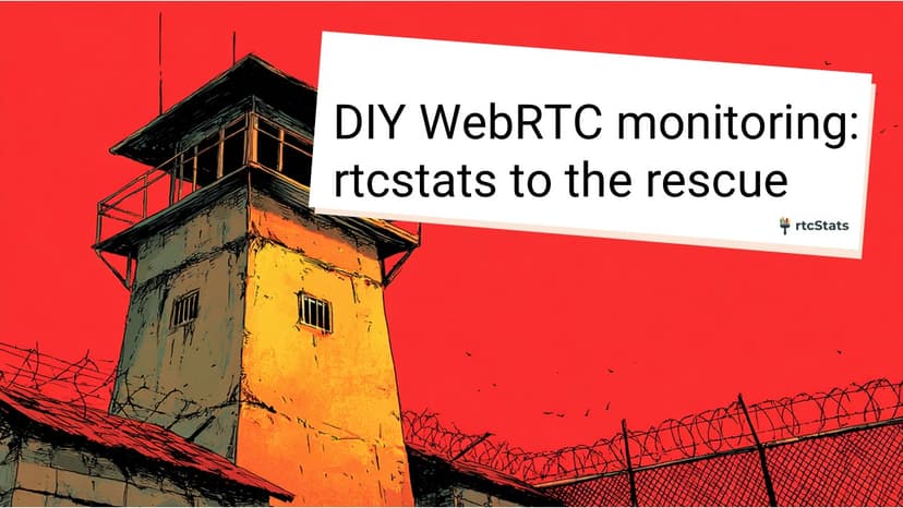WebRTC monitoring architecture illustration